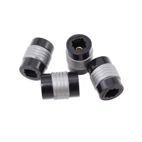 Maxmoral 4PCS Optical Fibre Coupler Black Female to Female Digital Audio Extension Cable Connector Adapter Compatible with CD and Dolby Digital DTS Surround Sound Receivers