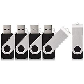 1GB Flash Drive, 10 Pack USB 2.0 Memory Stick, Portable Thumb Drive for Laptops, Tablets, TVs, and More