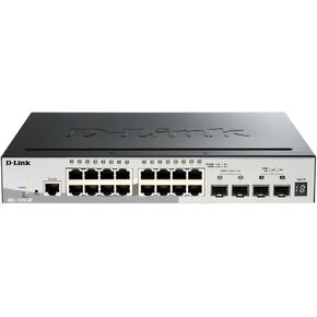 D-Link 20-Port Gigabit Stackable Smart Managed Switch 10G Uplinks | 16 Gigabit + 2 10GbE SFP+ and 2 SFP Ports| L2+/L3 Lite |VLANs |Web Managed |Surveillance Mode| NDAA Compliant (DGS-1510-20)