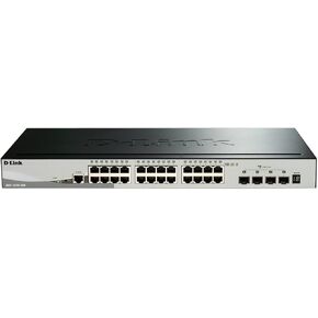 دي لينك 20 منفذ جيجابت محول ذكي مُدار 10 جيجا وصلات | 16 جيجابت + 2 منفذ SFP+ بسرعة 10 جيجابت ومنفذين SFP| L2+/L3 Lite |شبكات VLAN |إدارة الويب |وضع المراقبة| متوافق مع NDAA (DGS-1510-20) in Kuwait