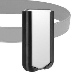 Geekria VR Battery Holder Compatible with Vision Pro, Portable Battery Pack, Power Bank Belt Clip, Shockproof Protector Battery Accessories, Extend VR Headset Playtime (Black)