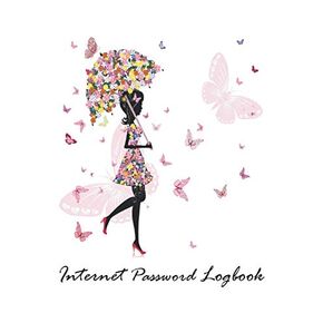 Internet Password Logbook: For women and girls