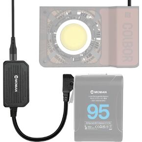 Moman PD65 D-Tap to USB-C 65W Fast Charging Adapter & Bidirectional Power, Charging and Discharging for V-Mount Battery, Camera, Phone, Laptop and Tablet