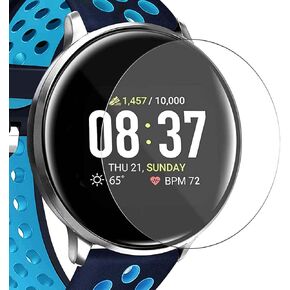 3 Pack Tempered Glass Screen Protector Film, compatible with iTouch Sport Smart Watch smartwatch Protectors Guard （ Not Case Cover）