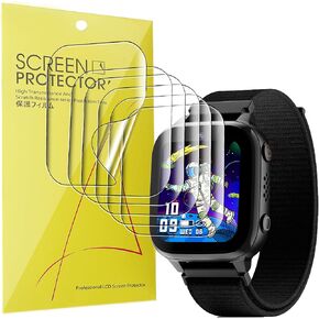 Compatible for JrTrack 3 Smart Watch Screen Protector, [6 Pack] Full Coverage TPU Clear Film Compatible for COSMO JrTrack 3 Smart Watch (6 pack) (6 Pack)
