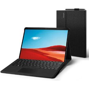 Spigen Stand Folio Designed for Microsoft Surface Pro 11 / Surface Pro 10 / Pro 9/8 Case Cover with Pen Holder (2024/2022/2021) - Black