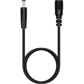 Fancasee 3ft 5.5mm x 2.1mm DC Power Extension Cable Male to Female Plug Adapter Extension Cord for Surveillance IP Camera CCTV Security Camera LED Strip DVR Router