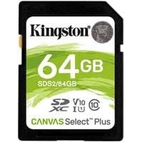 Kingston SDS2/64GB, 64Gb 100Mb/s SD Memory Card in Kuwait