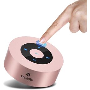 XLEADER Small Bluetooth Speaker (Gift Box Packed) Portable Speakers Bluetooth Wireless with Mic/Micro SD/Aux Input, Touch Design, Deep Bass, 12H Playtime, Mini Speaker for iPhone Laptop PC Office Car