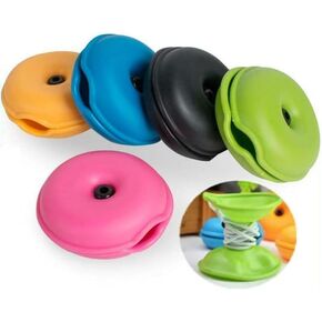 5 Packs Tangle-Free Cable Turtle Organizer Case Cord Keeper Cable Wrap Winder Earbuds Keeper Headphone Storage Case Cord/Wire Shortener Cable Cord Manage Case Charging/Lightening Cable Keeper