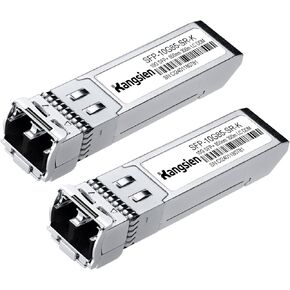 10G Multimode SFP+ LC Module, 10GBase-SR Fiber Transceiver,10G 850nm MMF up to 300 Meters, Compatible with Cisco, Ubiquiti, Mikrotik, D-Link, Netgear, Qnap, Linksys and More (2Pack)
