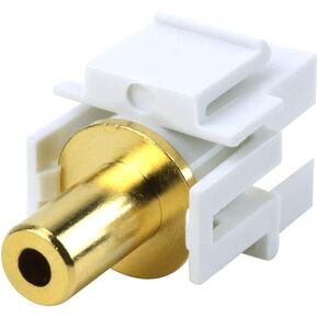 3.5mm Stereo Keystone Insert, Ivory