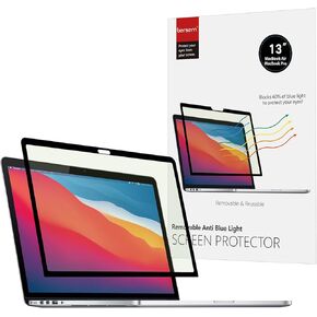 BERSEM Screen Protector Compatible with MacBook Pro 13 inch(2016-2022, M1/M2) / MacBook Air 13 inch (2018-2021, M1) Anti-Glare Anti-Blue Light Screen Protector Eye Protection Blue Light Blocking