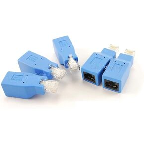 CablesOnline, 5-Pack Console Rollover Adapter for RJ45 Ethernet Network Cables, UX-RO11C-5