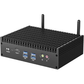 K3 Mini PC 13th Gen Core i5-1335U, Fanless Mini Computers(10C/12T, Up to 4.6GHz) 16GB DDR4/1TB PCIe4.0 SSD, Small PC Win11 Pro, 8K UHD/2.5G LAN/Thunderbolt 4/WiFi 6E/BT5.3, Home&Office