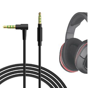 GEEKRIA Audio Cable Compatible with Turtle Beach Gaming Audio Cord for The Playstation 4 / Xbox One Controller Audio Cable, 1/8" (3.5mm) to 3.5mm Replacement Stereo Cord (5.6ft / 1.7 m)