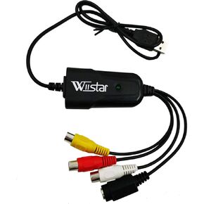 USB 2.0 Video Capture Card Device Adapter VHS to DVD Digital Converter Support Windows 10/8/7/XP Capture Video Driver Free Easycap
