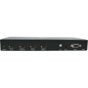 Tripp Lite 4 Port Presentation Switch, 4K 60 Hz, HDMI, DisplayPort, USB-C & VGA to HDMI, (B320-4X1-MH)