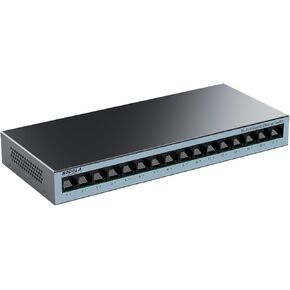 【Upgrade】 SODOLA 16 Port Gigabit Ethernet Switch,Plug & Play, Shielded Ports, Metal Housing, Fanless Design Unmanaged Network Switch