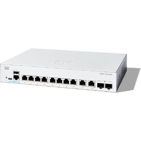 Cisco Catalyst 1300-8T-E-2G Managed Switch, 8 Port GE, Ext PS, 2x1GE Combo, Limited Lifetime Protection (C1300-8T-E-2G)