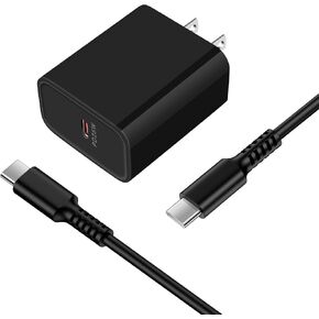 شاحن حائط Samsung A15 USB C، 25 وات PD شاحن سريع كتلة صندوق الطوب لهاتف Galaxy A55 A54 5G، A14، S24، S23، A53، A24، A13، A12، A03S، S22 Ultra، S22، S21 FE 5G، S20، S10، Pixel كابل 8A 8 7A 7 6 Pro & 6ft نوع C in Kuwait