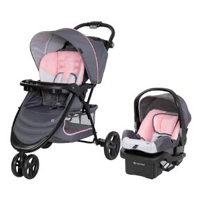 Baby Trend EZ Ride Travel System with EZ-Lift Car Seat, Dash Pink