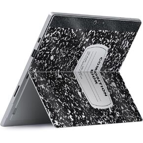 MightySkins Glossy Glitter Skin Compatible with Microsoft Surface Pro 8 - Composition Book | Protective, Durable High-Gloss Glitter Finish | Easy to Apply and Change Styles | Made in The USA