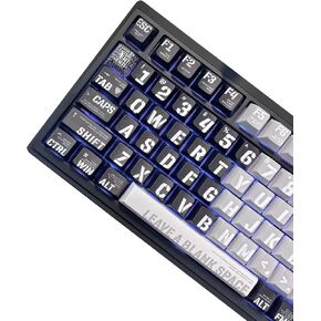 Raving Theme 157 Key PBT Keycaps Cherry Custom Keycap Set for 61/87/104/108 Cherry MX Switch Mechanical Keyboards in Saudi Arabia
