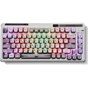 PBT Pudding Keycaps, Astronaut Theme Keycaps, 117Keys Sublimation Keycap Set, ASA Profile Custom Keycaps for Cherry Gateron MX Switch Mechanical Keyboard
