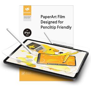 [2 Pack Paper Nano Screen Protector Compatible with iPad Pro 11 Inch 2024 (M4), New Version for Paper Art Writing and Drawing, Anti Glare, Nib Friendly, Easy Installation