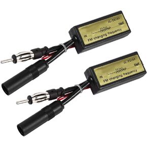 2 Pcs Car Frequency Antenna for Japanese Cars, Keenso Auto Radio FM Band Expander Frequency Import Converter for Japanese Cars