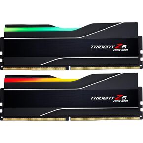 G.SKILL Trident Z5 Neo RGB Series (AMD EXPO) DDR5 RAM 32GB (2x16GB) 5600MT/s CL30-36-36-89 1.25V Desktop Computer Memory UDIMM - Matte Black (F5-5600J3036D16GX2-TZ5NR)