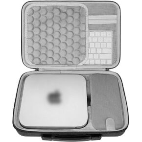 Geekria Hard Case Compatible with Mac Mini M2 Chip (2023) /Mini M2 Pro/Mac Mini M1, Case Replacement for Mac Mini Previous Model Desktop Computer, Fit for Keyboard, Magic Mouse and Accessories