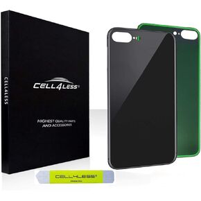 طقم استبدال الزجاج الخلفي لهاتف iPhone 8 Plus OEM استبدال باب البطارية مع أداة لاصقة وإزالة متوافقة مع Apple iPhone 8 Plus فقط بدون شعار (أحمر) in Kuwait