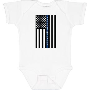 inktastic Police Officer Daddy Law Enforcement Baby Bodysuit