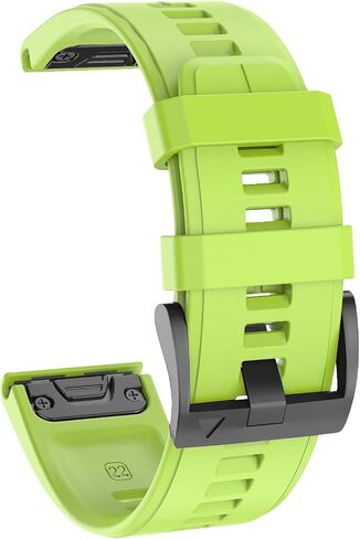 ISABAKE Bands Compatible with Fenix 7/Fenix 5/Fenix 5 Plus/Fenix 6/Fenix 6 Pro/Forerunner 935/Forerunner 945/Approach S60/Quatix 5, 22mm Soft Silicone Replacement Wristband Band in Saudi Arabia