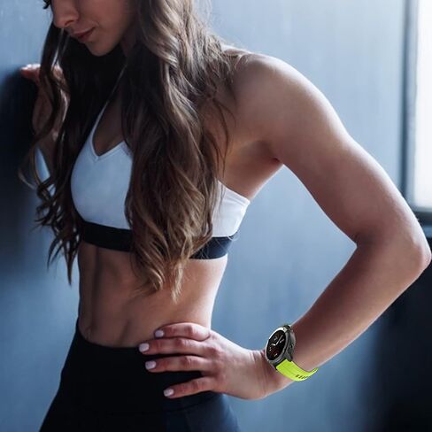 ISABAKE Bands Compatible with Fenix 7/Fenix 5/Fenix 5 Plus/Fenix 6/Fenix 6 Pro/Forerunner 935/Forerunner 945/Approach S60/Quatix 5, 22mm Soft Silicone Replacement Wristband Band in Saudi Arabia