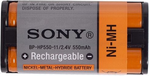 بطارية سوني الأصلية القابلة لإعادة الشحن BP-HP550-11 لسوني MDR-RF970RK، RF970R، RF925RK، RF925R، RF912RK، RF4000K، IF245RK، RF860RK، RF855RK، RF850RK، RF840RK، RF811RK، RF810RK سماعات الرأس in Saudi Arabia