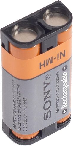 بطارية سوني الأصلية القابلة لإعادة الشحن BP-HP550-11 لسوني MDR-RF970RK، RF970R، RF925RK، RF925R، RF912RK، RF4000K، IF245RK، RF860RK، RF855RK، RF850RK، RF840RK، RF811RK، RF810RK سماعات الرأس in Saudi Arabia