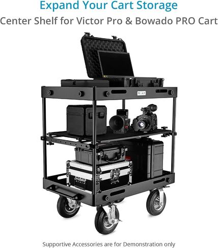 PROAIM 38" Center Shelf for Proaim Victor V1, Victor Pro, Victor Lite, Atlas V2 & Bowado Pro Camera Production Cart. Payload- 50kg / 110.2lb (CT-CNSH-38) in Saudi Arabia
