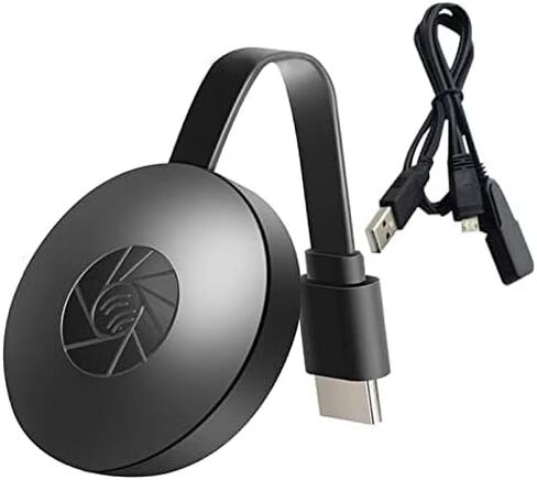 Display Dongle Adapter, 1080P HD Mini Video Mirroring Dongle Receiver, No Delay 5G Dual Band Smartphone to HDTV Projector, for Android, for iOS, for Win in Saudi Arabia