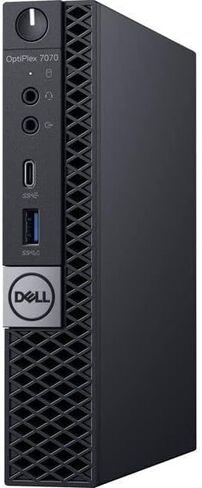 Dell OptiPlex 7070 Micro Form Factor (MFF) Desktop, Intel Core i5-9500T, 8GB RAM, 256GB SSD, Intel UHD Graphics 630, Windows 10 Pro (Renewed) in Saudi Arabia