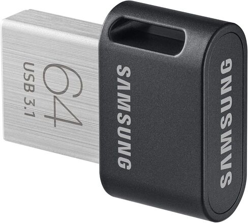 Samsung BAR Plus MUF-128BE3/APC USB Flash Drive Type-A 128GB 400MB/s Read 60MB/s Write Durable USB 3.1 Flash Drive with Keyring Champagne Silver in Saudi Arabia