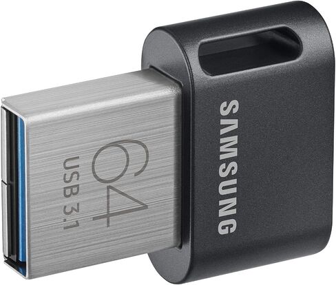 Samsung BAR Plus MUF-128BE3/APC USB Flash Drive Type-A 128GB 400MB/s Read 60MB/s Write Durable USB 3.1 Flash Drive with Keyring Champagne Silver in Saudi Arabia