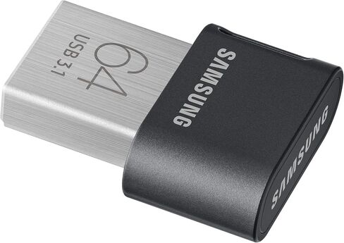 Samsung BAR Plus MUF-128BE3/APC USB Flash Drive Type-A 128GB 400MB/s Read 60MB/s Write Durable USB 3.1 Flash Drive with Keyring Champagne Silver in Saudi Arabia