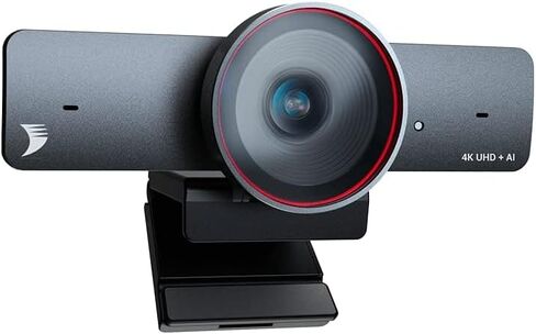 كاميرا ويب WYRESTORM 4K مع تتبع AI، تأطير تلقائي، 106 درجة FOV، تأطير تلقائي، إلغاء ضوضاء الميكروفونات المزدوجة، كاميرا ويب USB مثالية للاجتماعات والمؤتمرات والتعليم عن بعد والبث المباشر عالي الدقة in Saudi Arabia