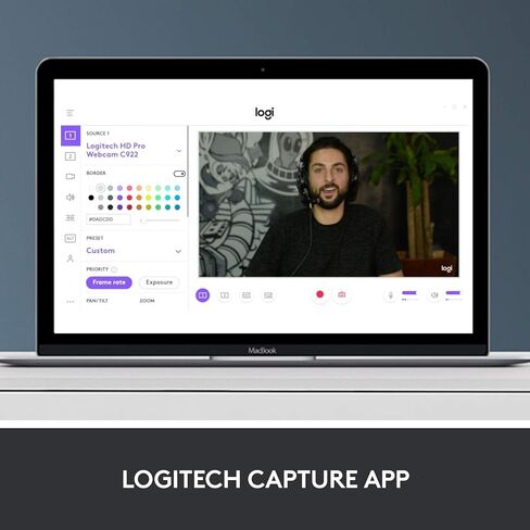 كاميرا ويب Logitech C920 Hd Pro (أسود) أسود (متجدد) in Saudi Arabia