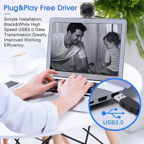 وحدة كاميرا عين السمكة USB ذات زاوية واسعة 720P 60FPS لوحة كاميرا ويب USB للكمبيوتر Mini UVC USB2.0 كاميرا كمبيوتر عالية السرعة USB مع كاميرا HD فيديو كاميرا صناعية Lightburn لأجهزة الكمبيوتر المحمول in Saudi Arabia