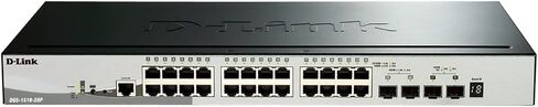 D-Link 20-Port Gigabit Stackable Smart Managed Switch 10G Uplinks | 16 Gigabit + 2 10GbE SFP+ and 2 SFP Ports| L2+/L3 Lite |VLANs |Web Managed |Surveillance Mode| NDAA Compliant (DGS-1510-20) in Saudi Arabia