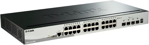 دي لينك 20 منفذ جيجابت محول ذكي مُدار 10 جيجا وصلات | 16 جيجابت + 2 منفذ SFP+ بسرعة 10 جيجابت ومنفذين SFP| L2+/L3 Lite |شبكات VLAN |إدارة الويب |وضع المراقبة| متوافق مع NDAA (DGS-1510-20) in Kuwait